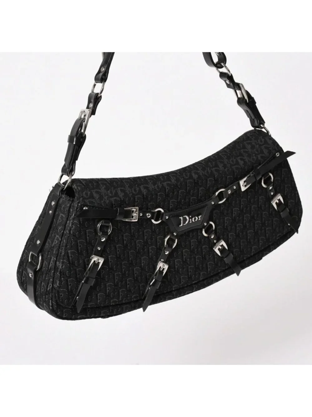 Dior Bondage Bag Trotter Pattern Galliano
